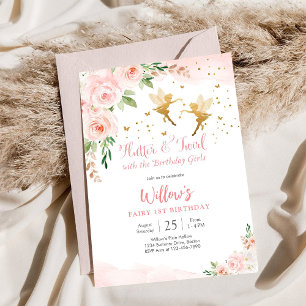 Invitation pour le 1er anniversaire de Fée
