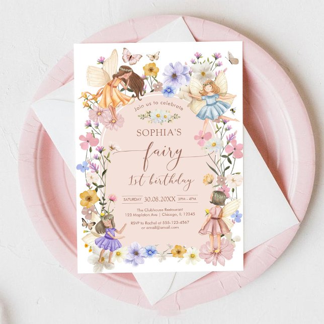 Invitation pour le 1er anniversaire de Fée Premièr (Créateur téléchargé)