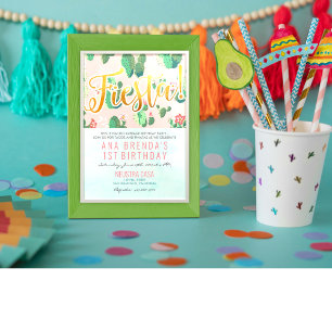 Invitation pour le 1er anniversaire de Fiesta Cact