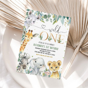 Invitation pour le 1er anniversaire de Gold Jungle