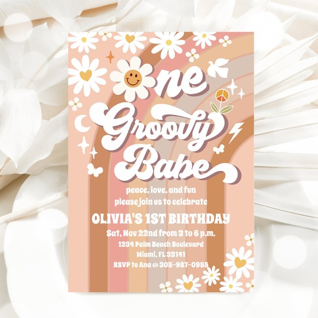 Invitation pour le 1er anniversaire de Groovy Dais (Créateur téléchargé)