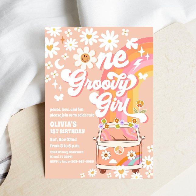 Invitation pour le 1er anniversaire de Groovy Dais (Créateur téléchargé)