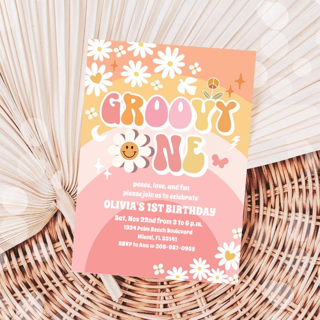 Invitation pour le 1er anniversaire de Groovy Dais (Créateur téléchargé)