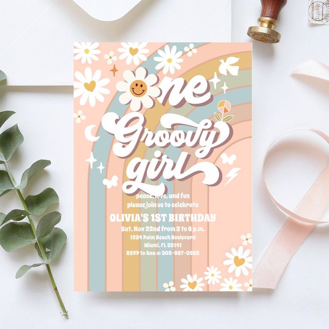 Invitation pour le 1er anniversaire de Groovy Dais (Créateur téléchargé)