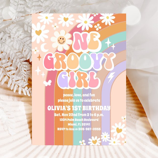 Invitation pour le 1er anniversaire de Groovy Dais (Créateur téléchargé)