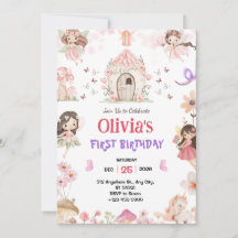Invitation pour le 1er anniversaire de la Fée des