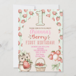 Invitation pour le 1er anniversaire de la fille au