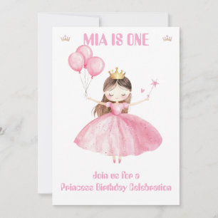 Invitation pour le 1er Anniversaire de la Petite P