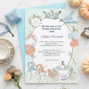 Invitation pour le 1er anniversaire de la princess
