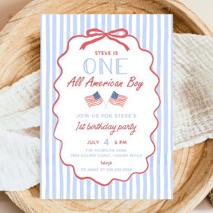 Invitation pour le 1er anniversaire de l'enfant to