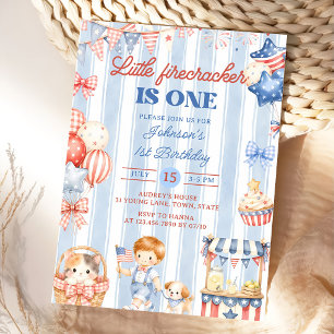 Invitation pour le 1er anniversaire de Little Fire
