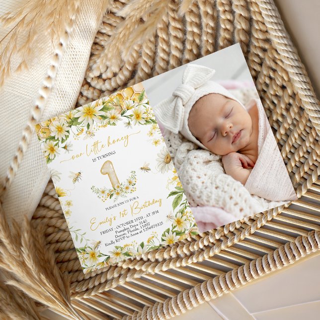 Invitation pour le 1er anniversaire de Little Hone (Créateur téléchargé)