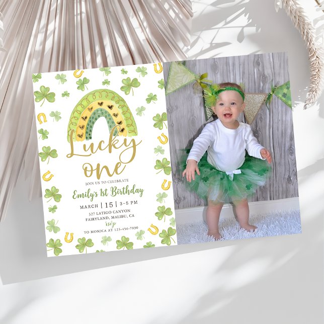 Invitation pour le 1er anniversaire de Lucky One à (Créateur téléchargé)