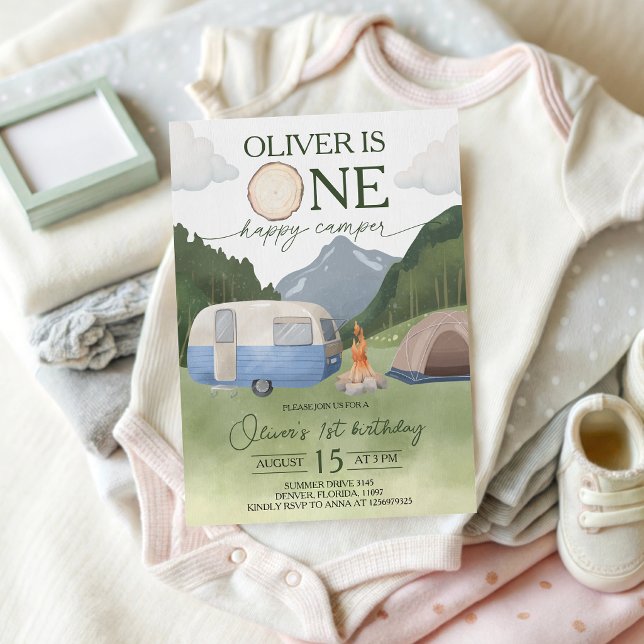 Invitation pour le 1er anniversaire de One Happy C (Créateur téléchargé)