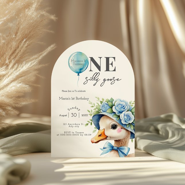 Invitation pour le 1er anniversaire de One Silly G (Créateur téléchargé)