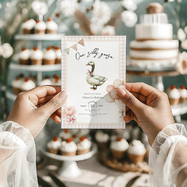 Invitation pour le 1er anniversaire de One Silly G (Créateur téléchargé)