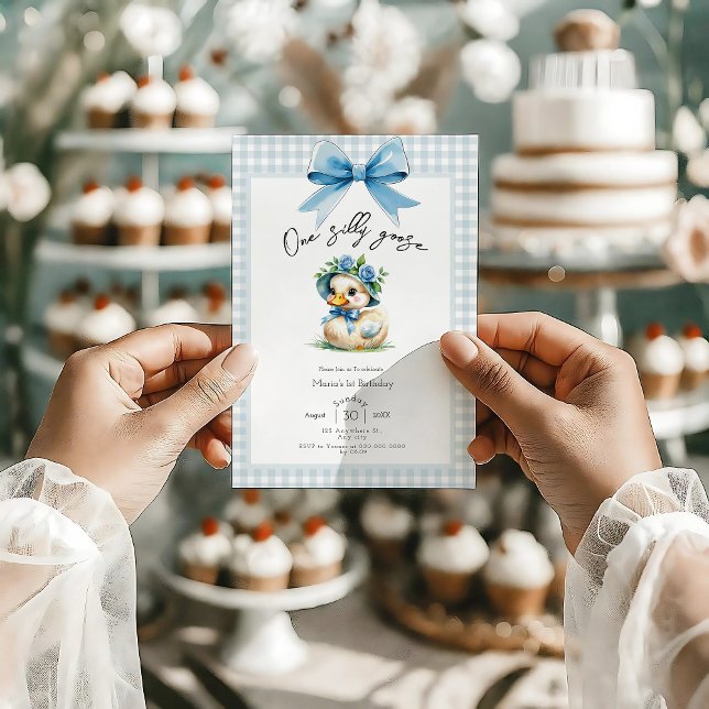 Invitation pour le 1er anniversaire de One Silly G (Créateur téléchargé)