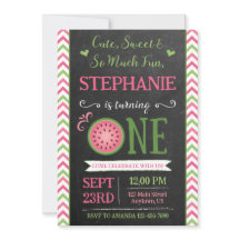 Invitation pour le 1er anniversaire de One Sweet M