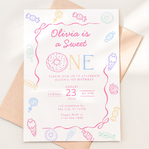 Invitation pour le 1er anniversaire de Sweet One s