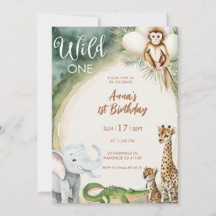 Invitation pour le 1er anniversaire de Wild One   