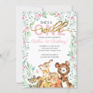 Invitation pour le 1er anniversaire de Wild One av