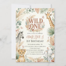 Invitation pour le 1er anniversaire de Wild One Ph