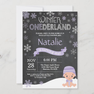 Invitation pour le 1er anniversaire de Winter Oned