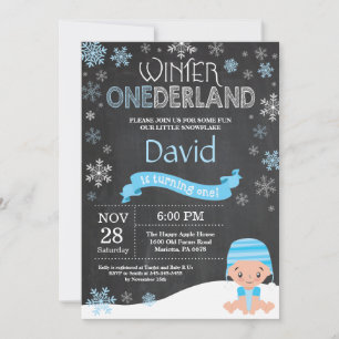Invitation pour le 1er anniversaire de Winter Oned