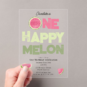 Invitation pour le 1er anniversaire d'été d'un mel