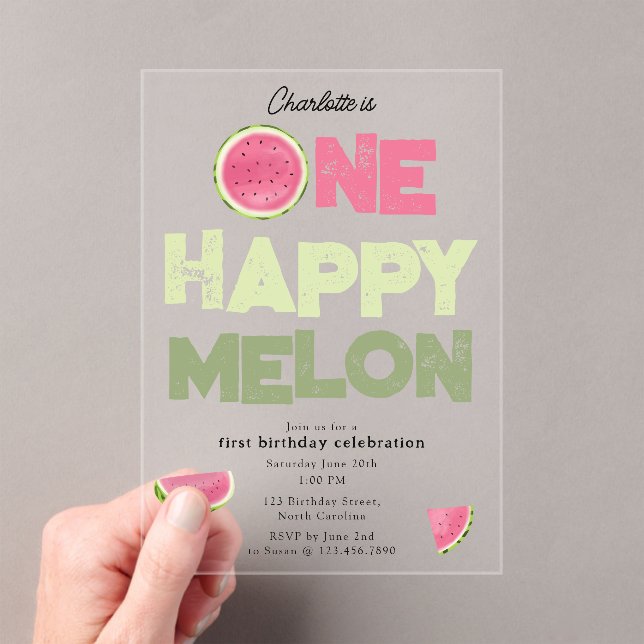 Invitation pour le 1er anniversaire d'été d'un mel (In situ (ordinateur de poche))