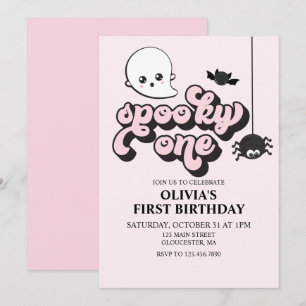 Invitation pour le 1er anniversaire d'Halloween Sp