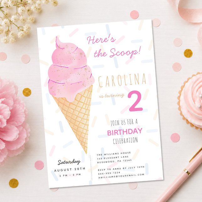 Invitation pour le 2e anniversaire de Here's the S (Créateur téléchargé)