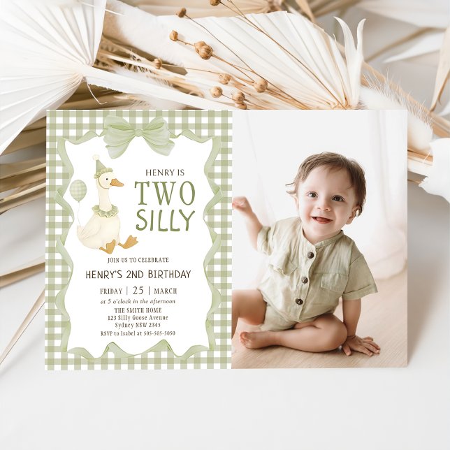 Invitation pour le 2e anniversaire de Two Silly Go (Créateur téléchargé)