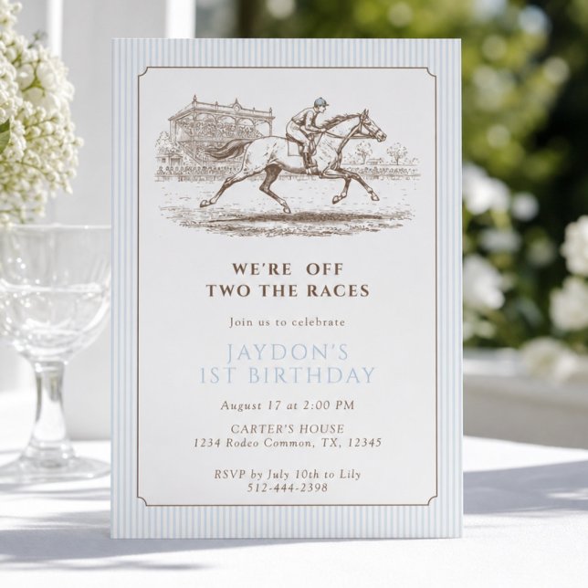 Invitation pour le 2e anniversaire de Two the Race (Créateur téléchargé)