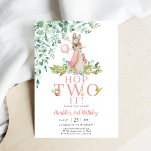 Invitation pour le 2ème anniversaire de Bunny