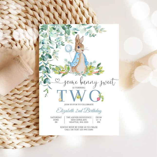 Invitation pour le 2ème anniversaire de Bunny Ball (Créateur téléchargé)