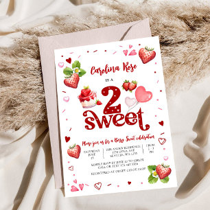 Invitation pour le 2ème anniversaire de Strawberry