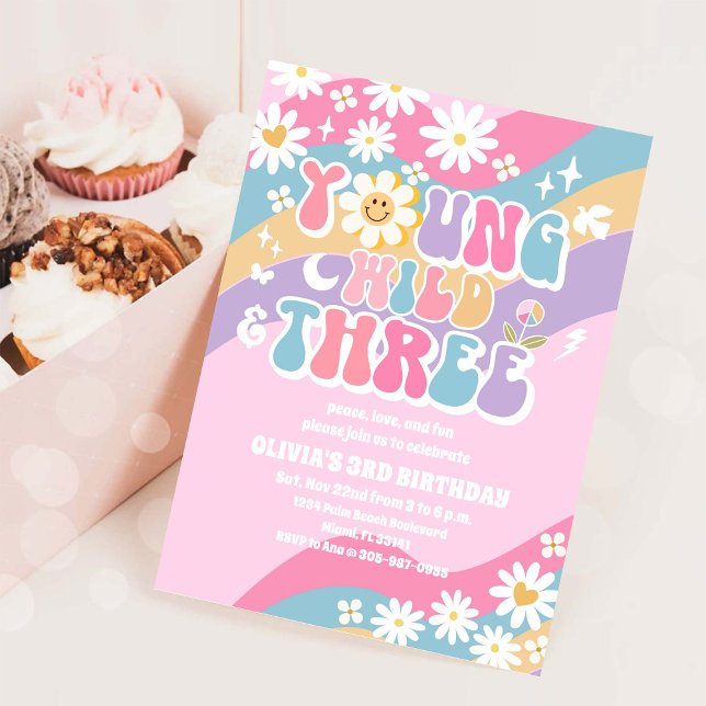 Invitation pour le 3ème anniversaire de Groovy Dai (Créateur téléchargé)