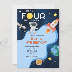 Invitation pour le 4ème anniversaire Reach Four Th
