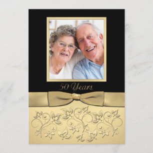 Invitation pour le 50e anniversaire avec encart ph