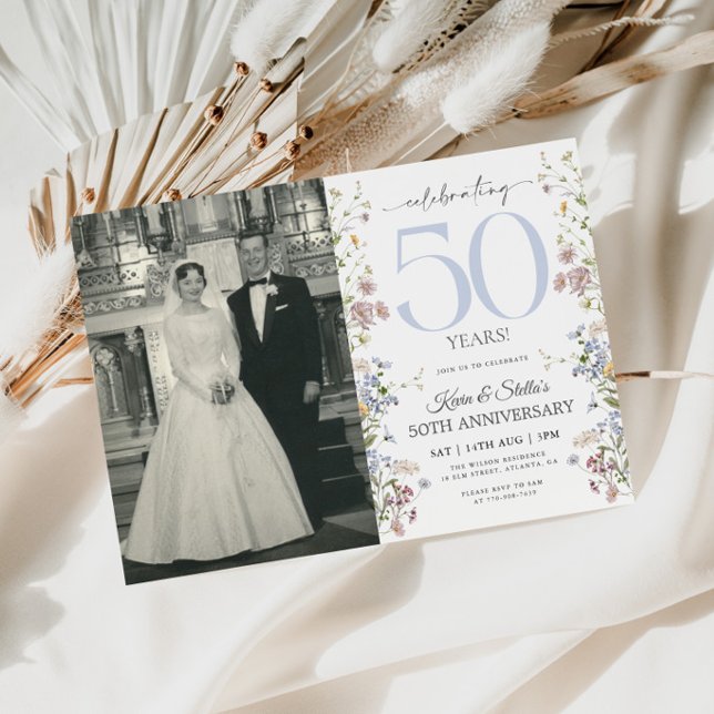 Invitation pour le 50e anniversaire de Wildflowers (Créateur téléchargé)