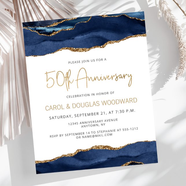 Invitation pour le 50e anniversaire du Budget Blue (Créateur téléchargé)
