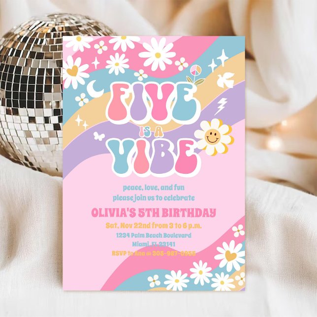 Invitation pour le 5ème anniversaire de Retro Dais (Créateur téléchargé)