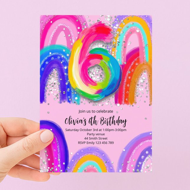 Invitation pour le 6ème anniversaire (Créateur téléchargé)