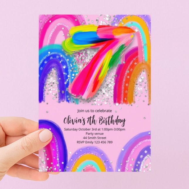 Invitation pour le 7ème anniversaire (Créateur téléchargé)