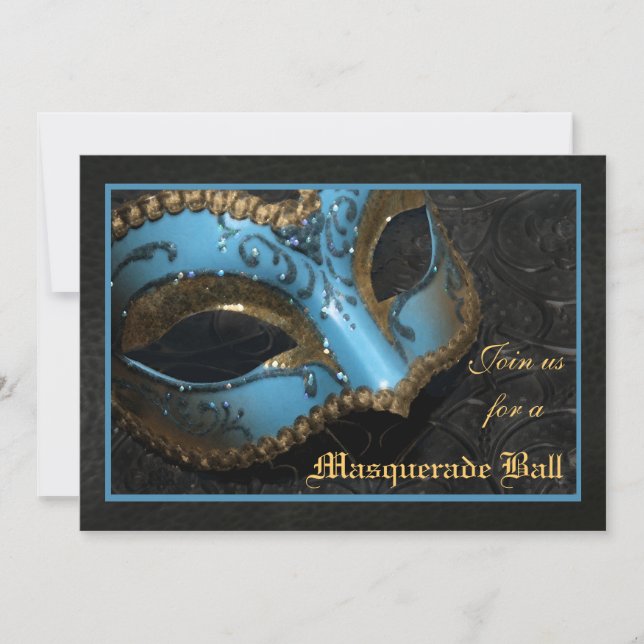 Invitation pour le Bal Masqué de Halloween au Thèm (Devant)