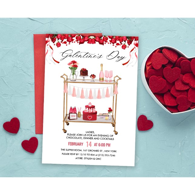 Invitation pour le bar chariot de la Saint-Galenti (Créateur téléchargé)