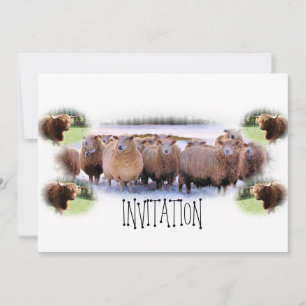 Invitation pour le BBQ ou le dîner