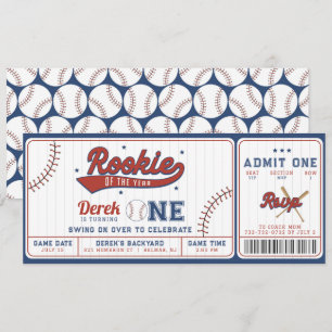 Invitation pour le billet de la première année de 