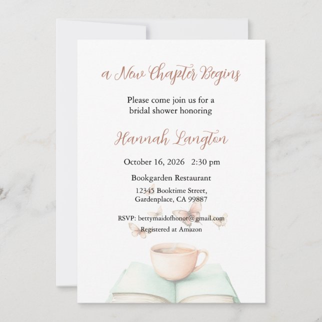 Invitation pour le début d'un nouveau chapitre, La (Devant)
